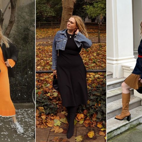 Szuper nőies és izgalmas őszi szettekhez ad tippeket a teltkarcsú divatblogger: nem rejtegeti kerek idomait - Retikül.hu