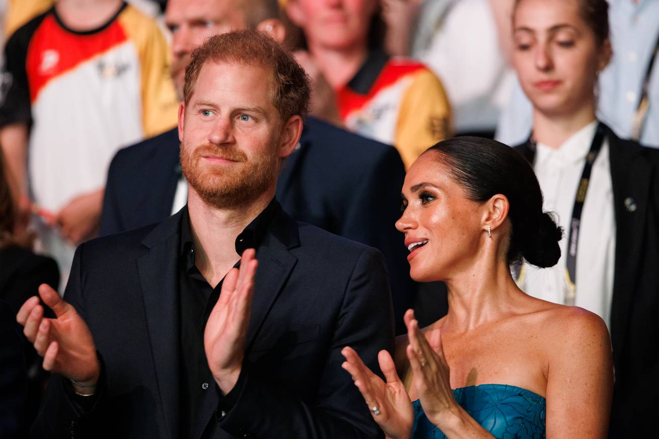 Harry herceg és Meghan hercegné a Kensington-palotában