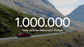 1 millió Európában eladott autót ünnepel a Tesla