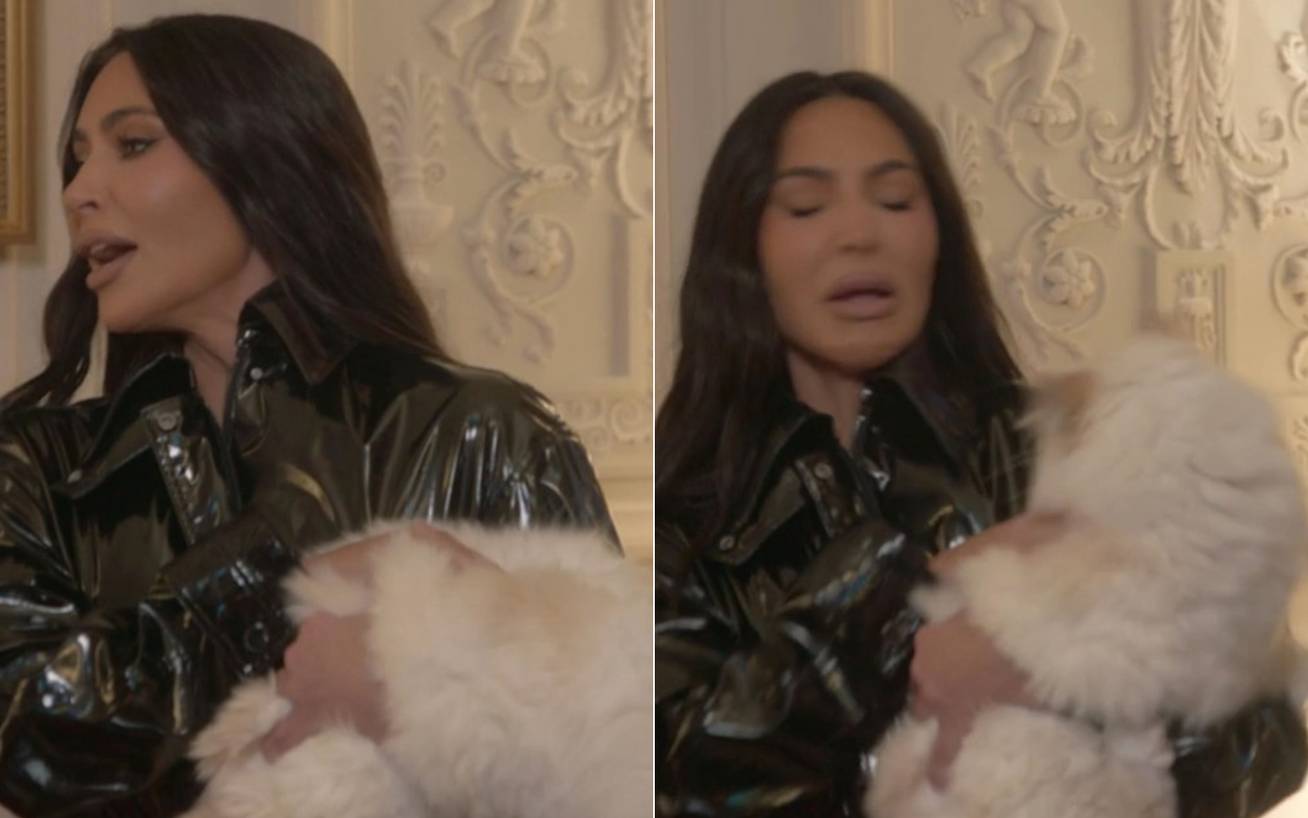 Kim Kardashian és Karl Lagerfeld macskája