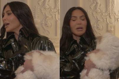 Kim Kardashianre így támadt rá Karl Lagerfeld macskája: a vörös szőnyegen akart vonulni az állattal