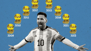 Nincs meglepetés: Lionel Messi nyolcadszor is megkapta az Aranylabdát!