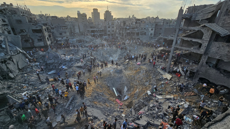 Halálos izraeli csapás rázta meg Gáza legnagyobb menekülttáborát