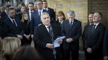 Orbán Viktor beszédet mondott, elbúcsúzott harcostársától