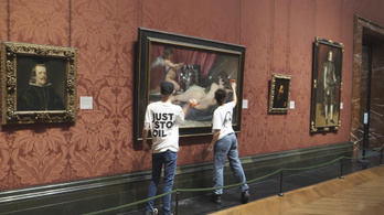 Klímaaktivisták rongáltak meg egy XVII. századi festményt Londonban