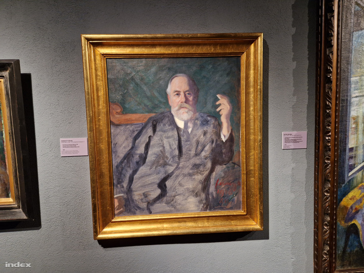 Ferenczy portréja Szinyei Merséről