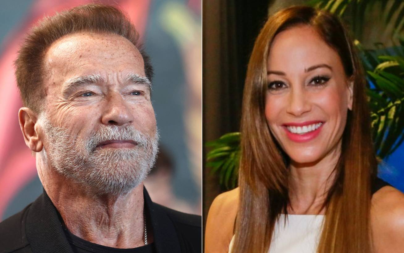 Arnold Schwarzenegger és Vajna Tímea
