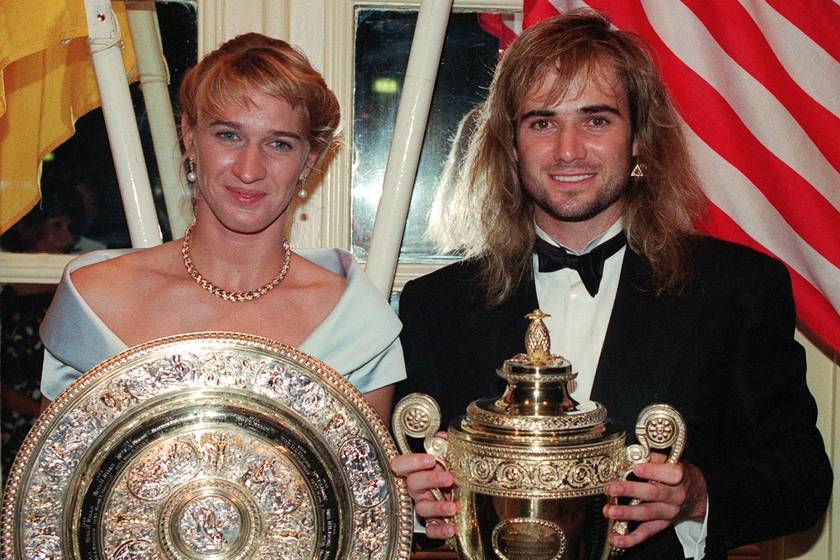 Friss fotón Steffi Graf és Andre Agassi, a teniszvilág álompárja: 24 éve elválaszthatatlanok