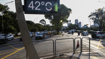 Brutálisan meleg van Brazíliában, 58,5 fokos a hőérzet