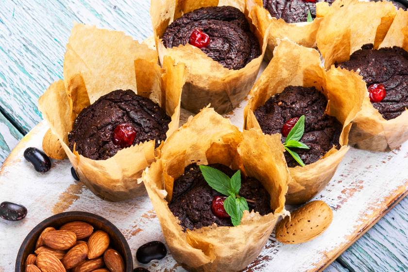 Ellenállhatatlan kakaós-mandulás muffin villámgyorsan: ezt használd hozzá fehér liszt helyett