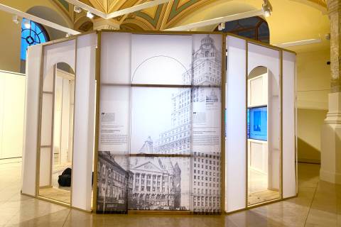 A „mozgó pályaudvar” az egyik legötletesebb papíron maradt terv – Megnéztük a Sosemvolt Budapest kiállítást