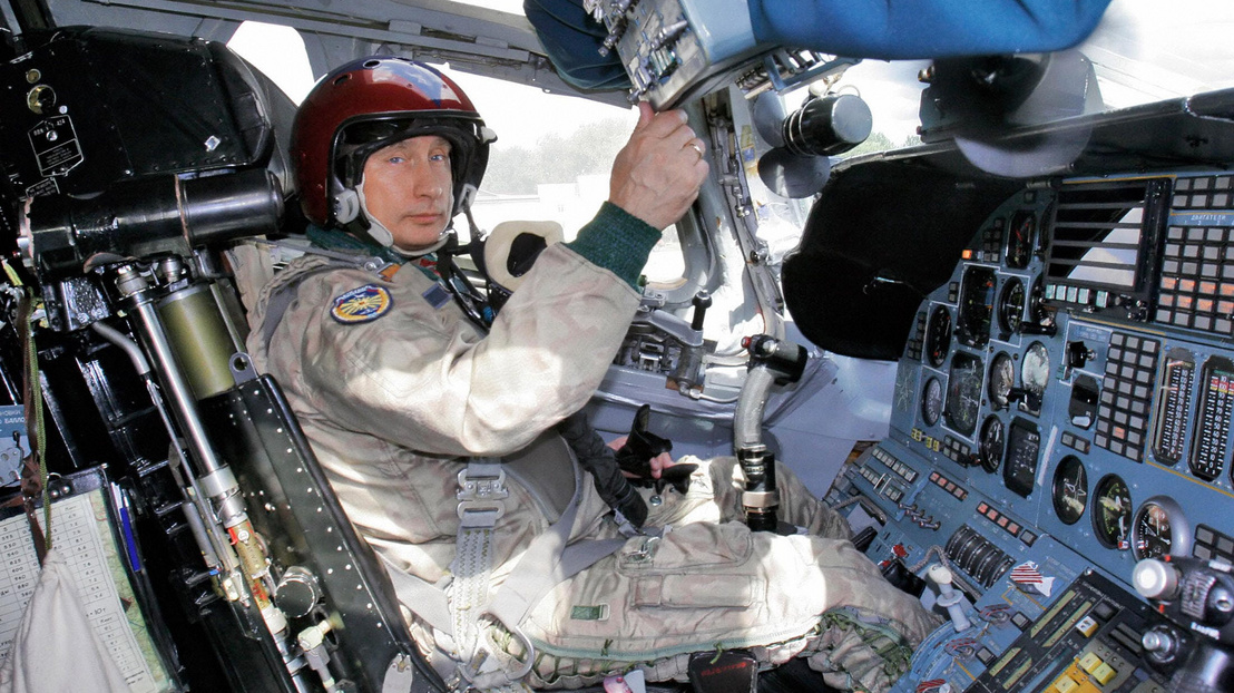 Vladimir Putin Cockpit TU-160 Bomber