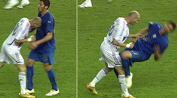 Blöffölt a bíró Zidane híres fejelésekor