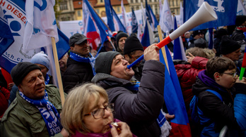 Figyelmeztető sztrájkot tartottak a cseh oktatásügyi dolgozók és több szakszervezeti szövetség