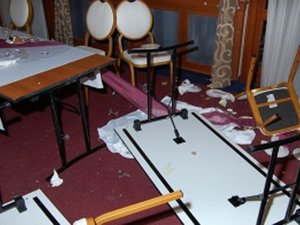 Esküvői szóváltás: szétkapták a veszprémi szálloda éttermét