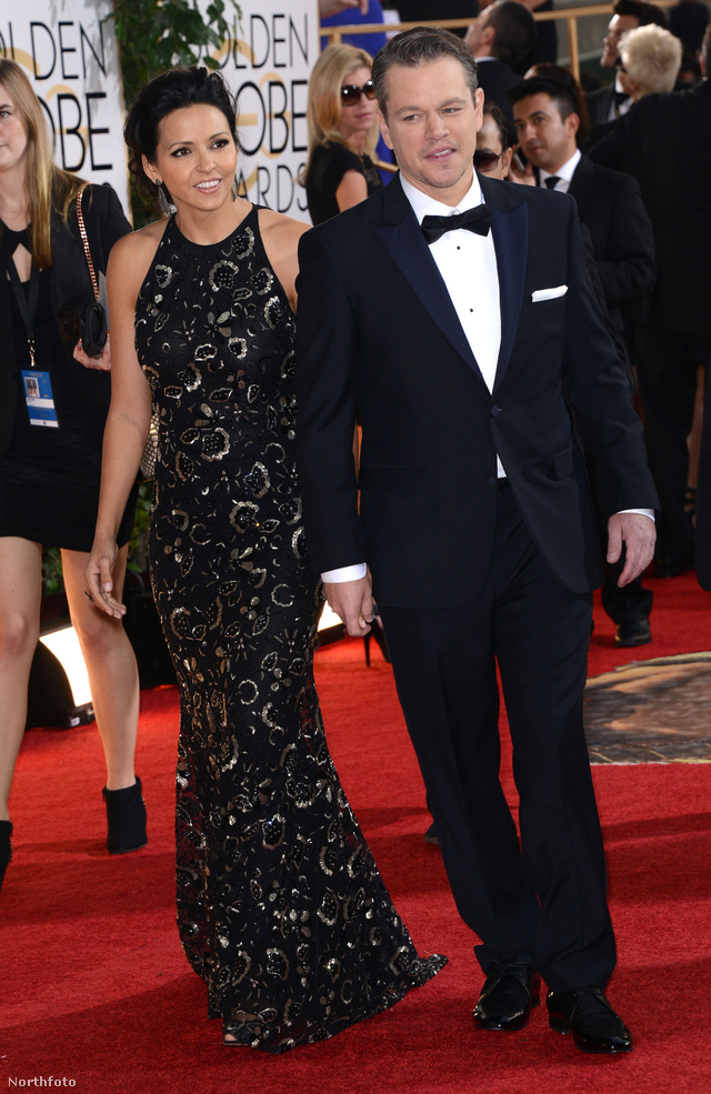 Matt Damon (43) és Luciana Barroso (37) – a férj jóval híresebb, a feleség 6 évvel fiatalabb