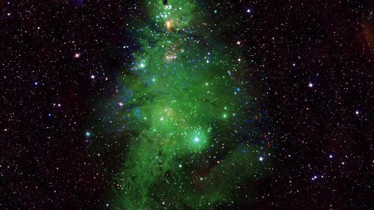 A NASA-t kellett bevetni, hogy lefotózzák a világ legnagyobb karácsonyfáját