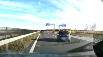 Életveszélyesen manőverezett egy sofőr az M3-as autópályán
