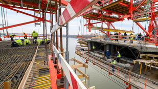 Nyárra várható az új Duna-híd építésének befejezése