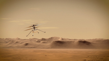 Búcsúzik az óriási marsi helikopterke