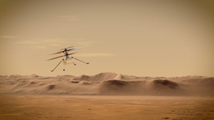 Búcsúzik az óriási marsi helikopterke