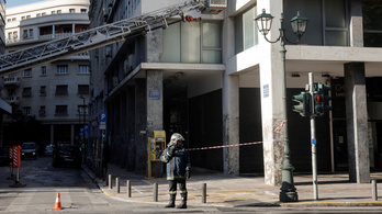 Minisztérium közelében robbant egy pokolgép Athénban