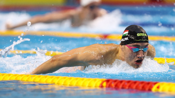 Milák Kristóf visszatért! Az olimpiai bajnok a Duna Aréna medencéjében készül Párizsra