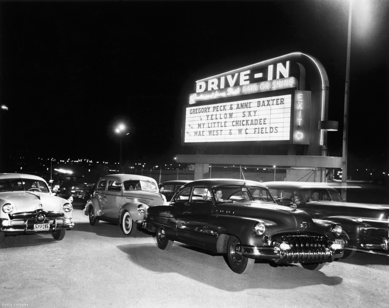 Egyesült Államok, New York, 1951. június 13. Autósmozi