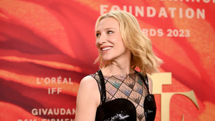 Így ragyogott Cate Blanchett a milánói divathéten