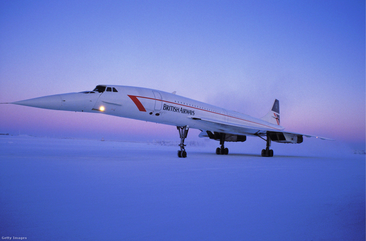 1987. december 24. A British Airways Concorde-ja egy Finnországba tartó karácsonyi járaton 
                        