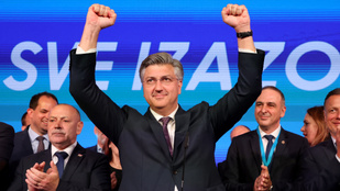 A Rocky betétdalára vonult be a miniszterelnök, győzött a HDZ a horvát választásokon
