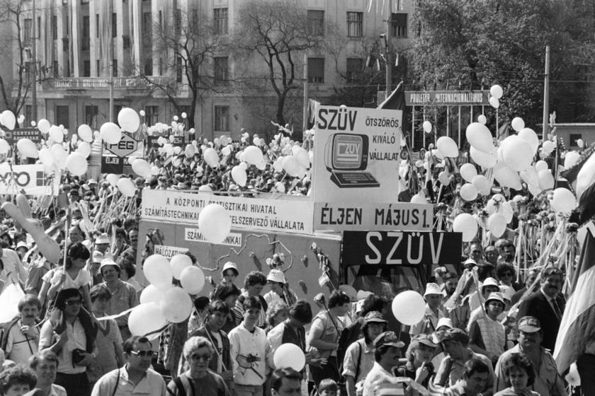 Ilyenek voltak az utolsó szocialista május elsejék - Képeken a rendszerváltás előtti ünnep