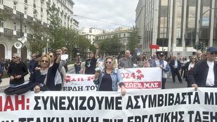 Ismét tüntetnek Görögországban