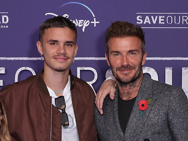 Hackelésnek hitték: David Beckham fia csókolózós fotót osztott meg az apjával