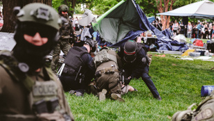 Újabb letartóztatások az amerikai diáktüntetéseken, már 2400-nál tart a számláló