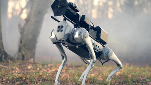 Piacra került az első lángszórós robotkutya: a Thermonator mindenkit lenyűgöz