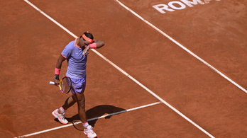Rafael Nadal vereséget szenvedett, nem lép többet pályára Rómában