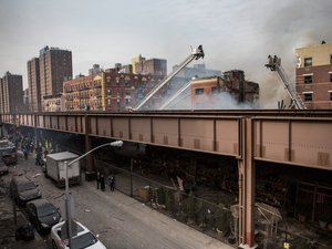Gáz robbanhatott Harlemben
