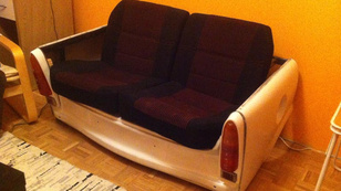 Nem gondolnád, milyen egyszerű megcsinálni – Trabant kanapé