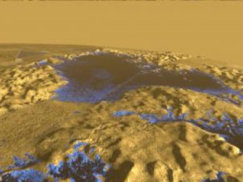 Tükörsima a Titán tava