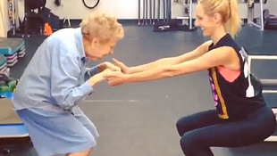 97 éves, mégis hetente kétszer jár edzeni