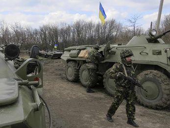 Döcög az ukrán hadsereg keleten
