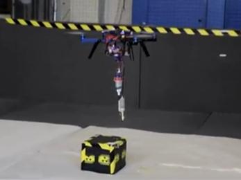 Kinect-kamerákkal navigál az üzemanyagcellás drónra szerelt 3D printer