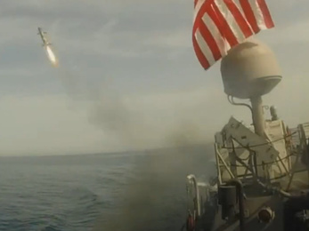 Lézervezérlésű rakétát tesztel a haditengerészet
