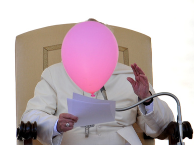 Itt a nap képe Ferenc pápáról