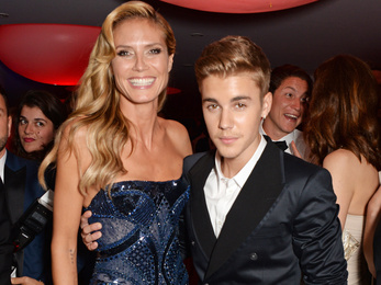 Justin Bieber jól megfogdosta Heidi Klumot