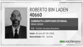 Bin Ladenek és Obamák is indulnak a brazil választáson