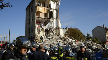 Robbanástól összedőlt egy lakóház Franciaországban