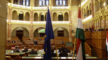 Nem tűrik az EU-s zászlót a parlament üléstermében