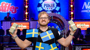 Egy svéd hipszteré a pókervébé aranya, 2,5 milliárdot nyert